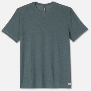 Vuori Men's Strato Tech Crewneck Tee in Color Kashmir Heather Size XL
